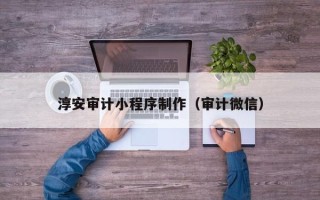 六安淳安审计小程序制作（审计微信）